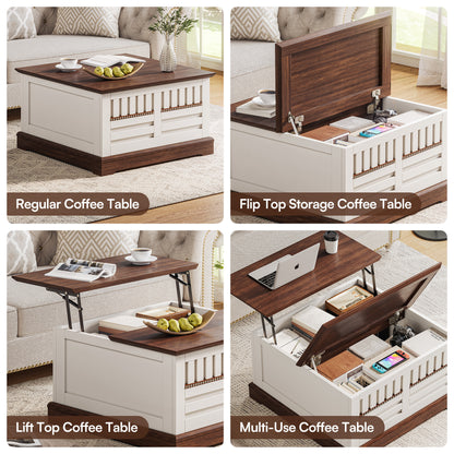 31.5'' Farmhouse Lift Top Coffee Table