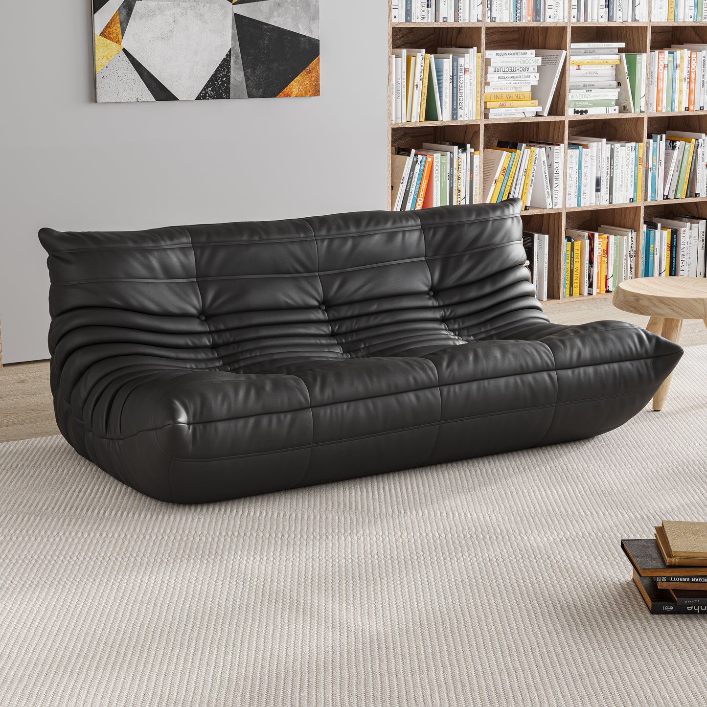 Ligne Roset Togo Sofa Replica – Multi-Seat Microfiber Leather Edition