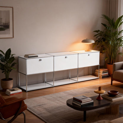 Modular Storage Cabinet Credenza F2 Inspired by USM Haller | FHSLIFE