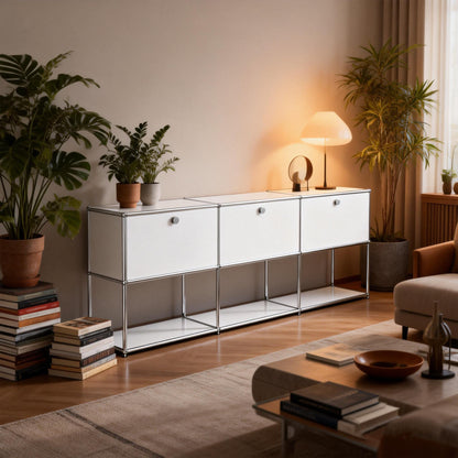 Modular Storage Cabinet Credenza F2 Inspired by USM Haller | FHSLIFE