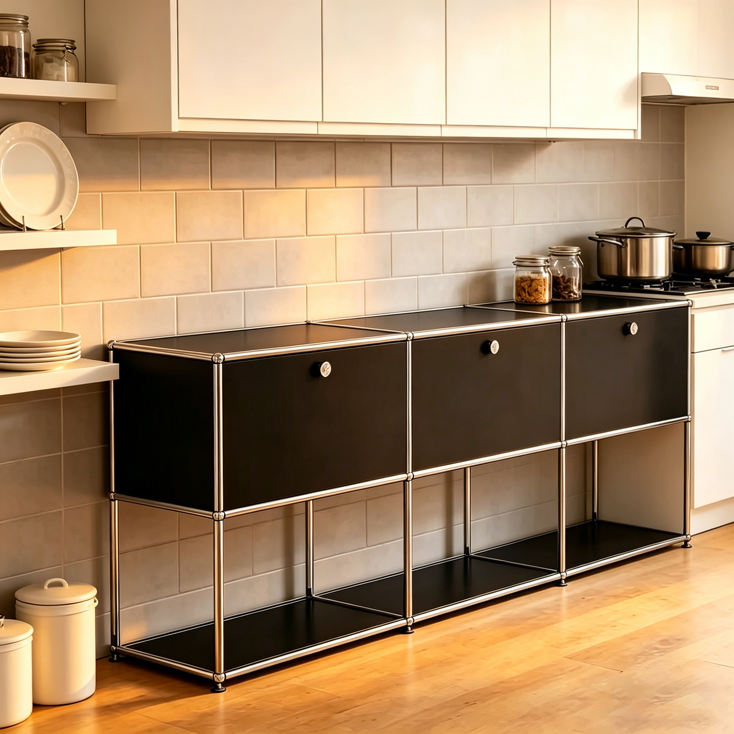 Replica USM Haller Modular Storage Cabinet Credenza F2