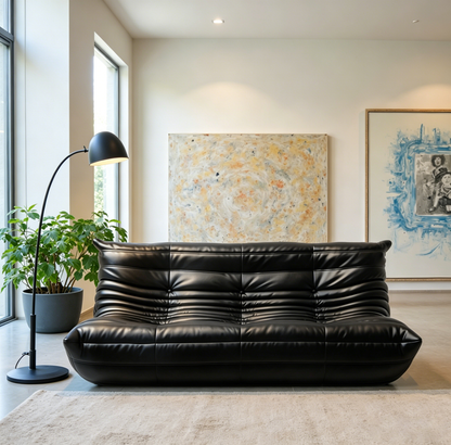 Ligne Roset Togo Sofa Replica – Multi-Seat Microfiber Leather Edition