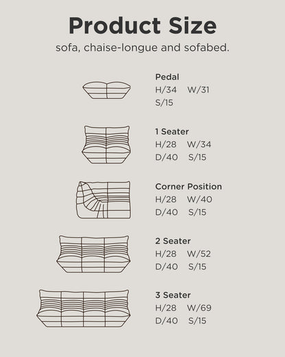 Michel Ducaroy by Togo Sofa