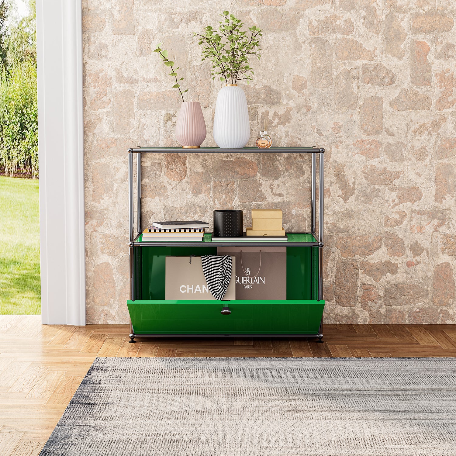 USM Haller P2 Bedside Table Storage Cabinet Replica – FHS Life
