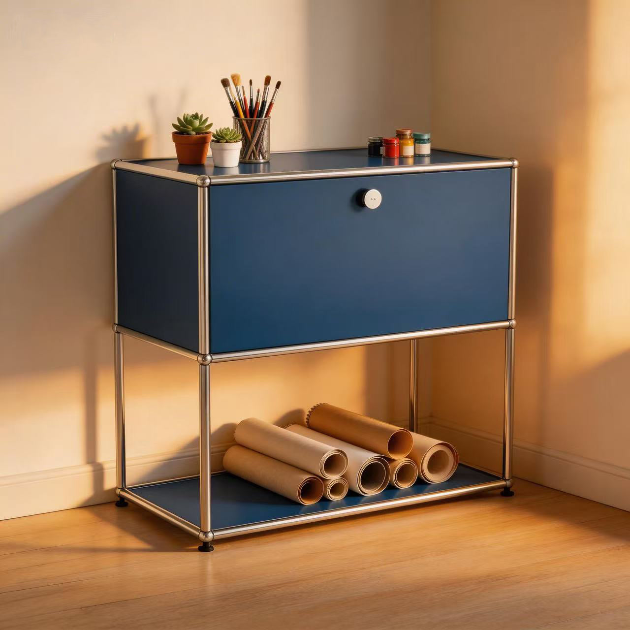 USM Haller P2 Bedside Table Storage Cabinet Replica – FHS Life