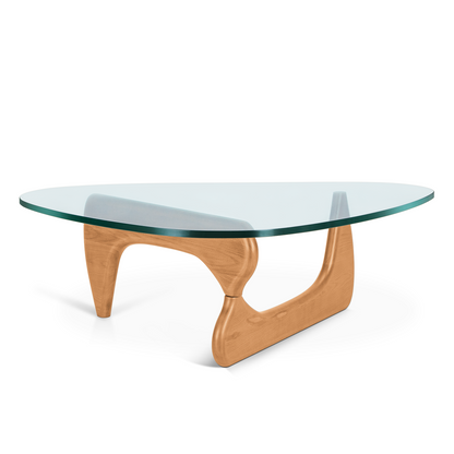 Noguchi Coffee Triangle Glass Table
