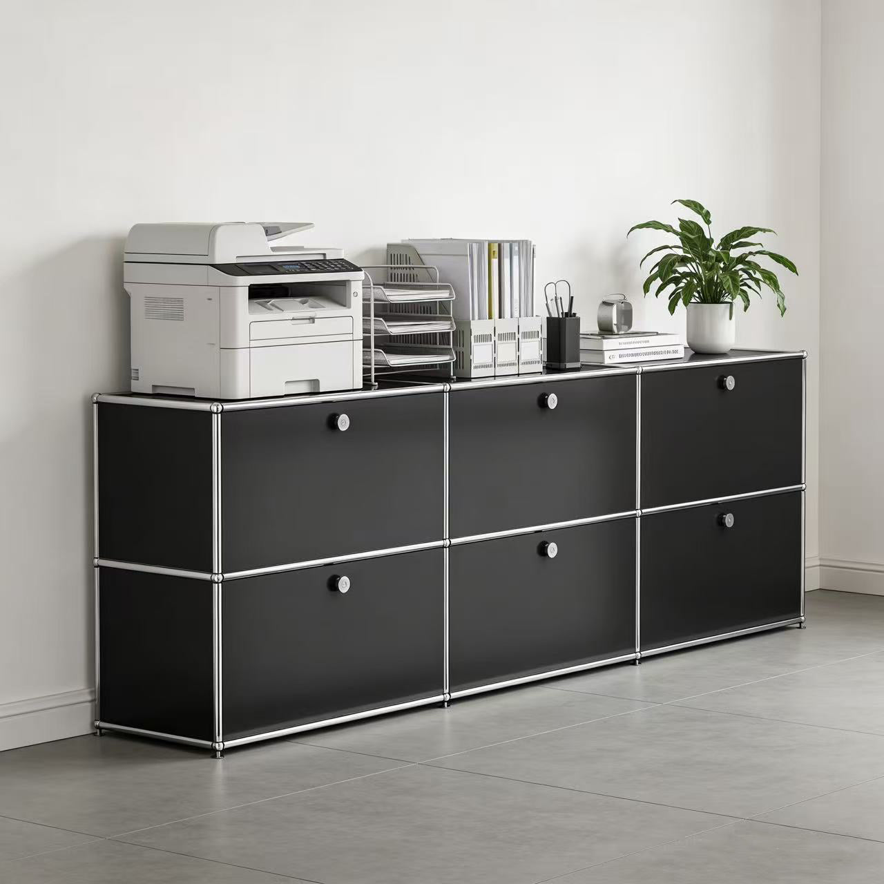 USM Bedside Table Storage Cabinet Replica