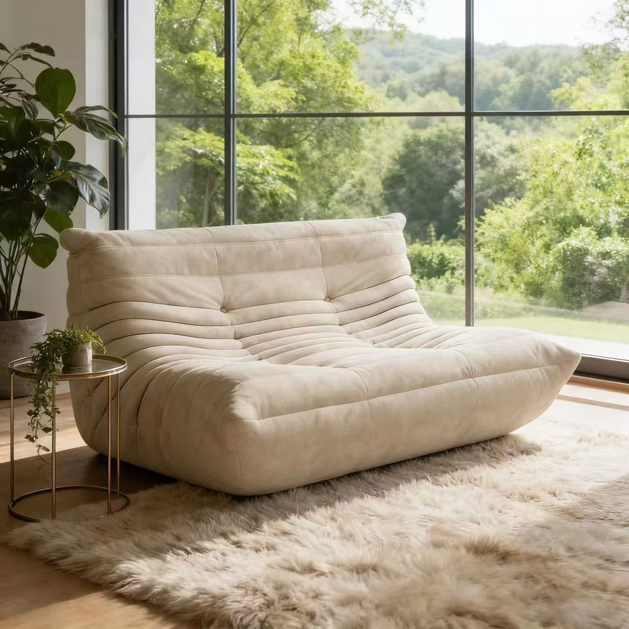 Ligne Roset Togo Sofa Replica – Multi-Seat Microfiber Leather Edition