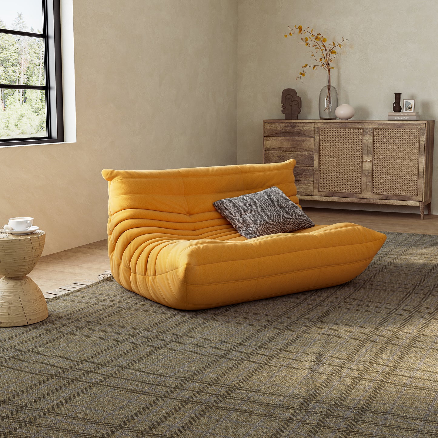 Ligne Roset Togo Sofa Replica – Multi-Seat Microfiber Leather Edition