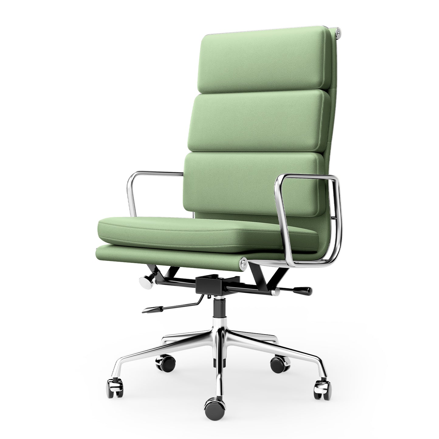 Eames Soft Pad Group Office Chair Replica - Genuine Leather | FHSLIFE
