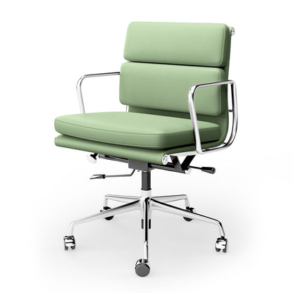 Eames Soft Pad Group Office Chair Replica - Genuine Leather | FHSLIFE