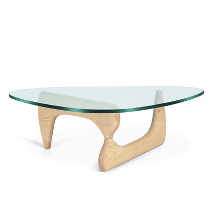 Coffee Triangle Glass Table Inspired by Noguchi |FHSLIFE