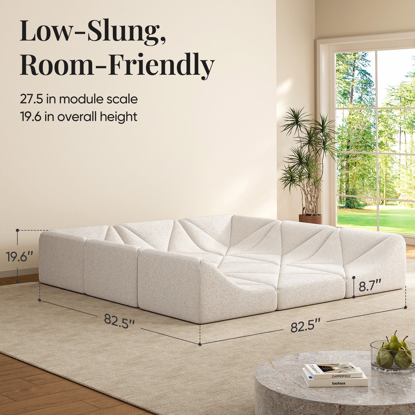Dune Sofa – Modern Curved Lounge Sofa for Contemporary Living Spaces