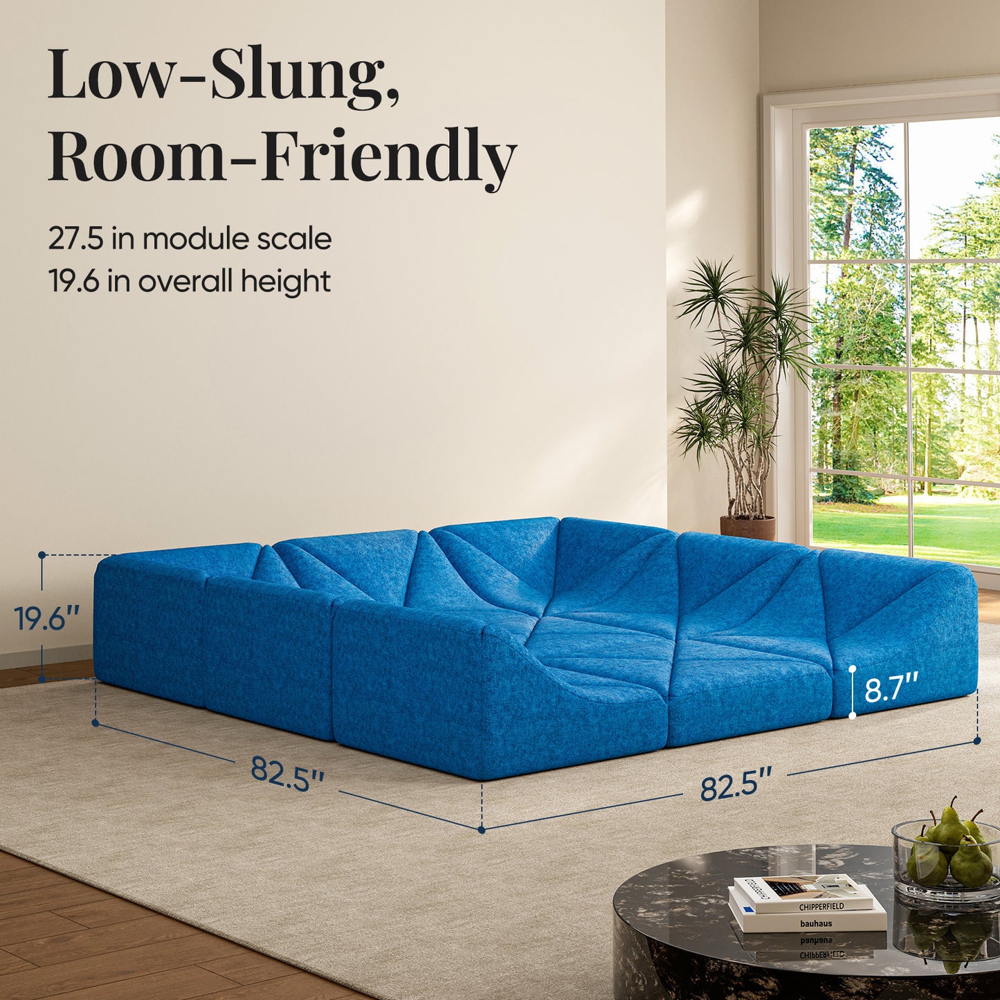 Dune Sofa – Modern Curved Lounge Sofa for Contemporary Living Spaces