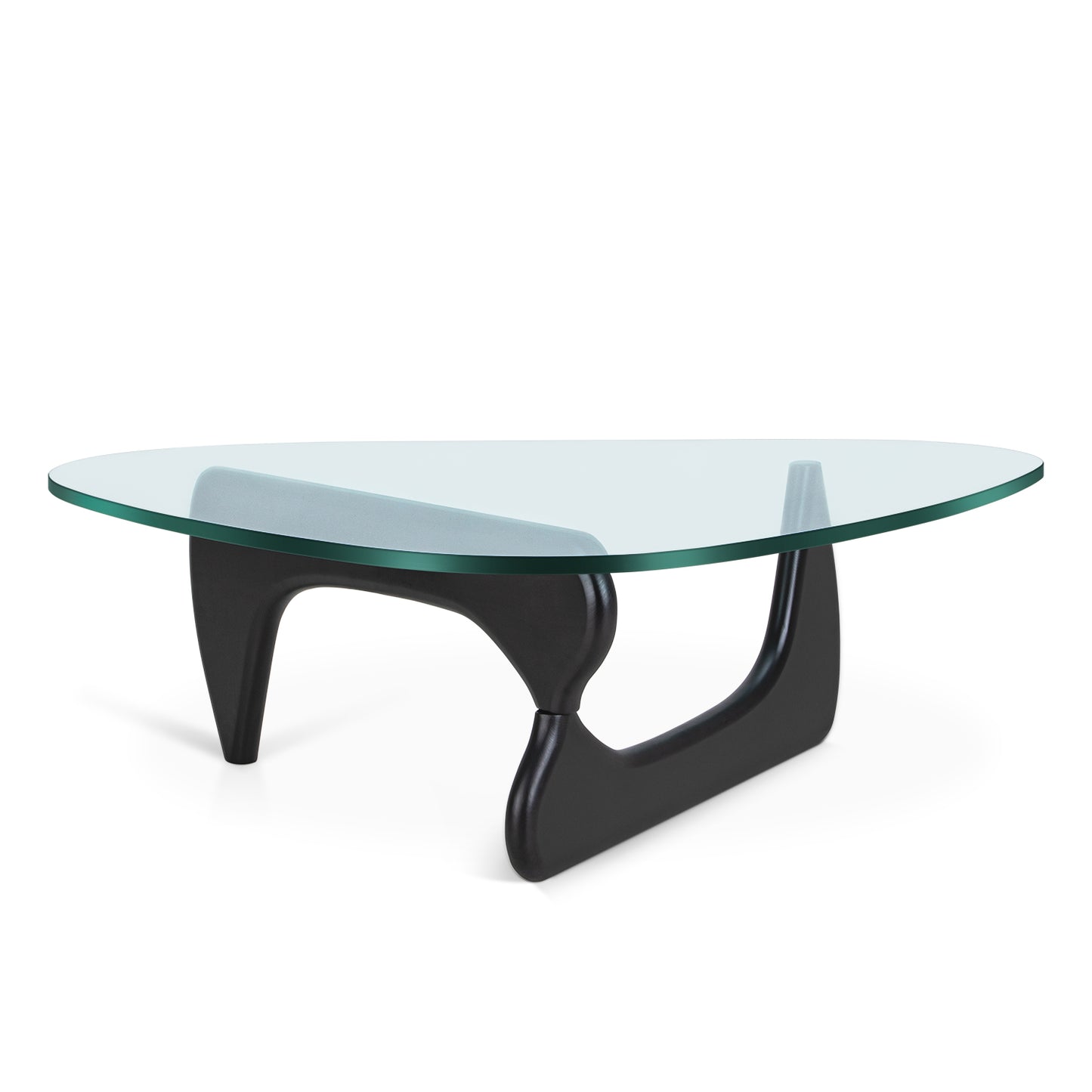 Coffee Triangle Glass Table Inspired by Noguchi |FHSLIFE
