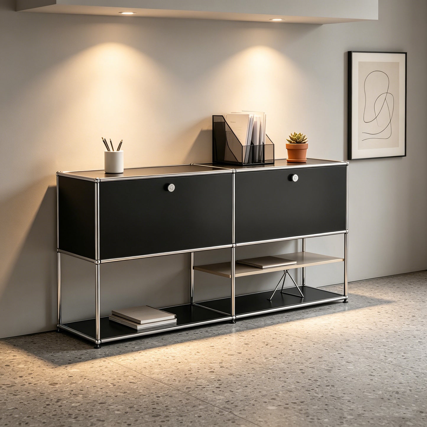 Replica USM Haller Modular Storage Cabinet Credenza F2