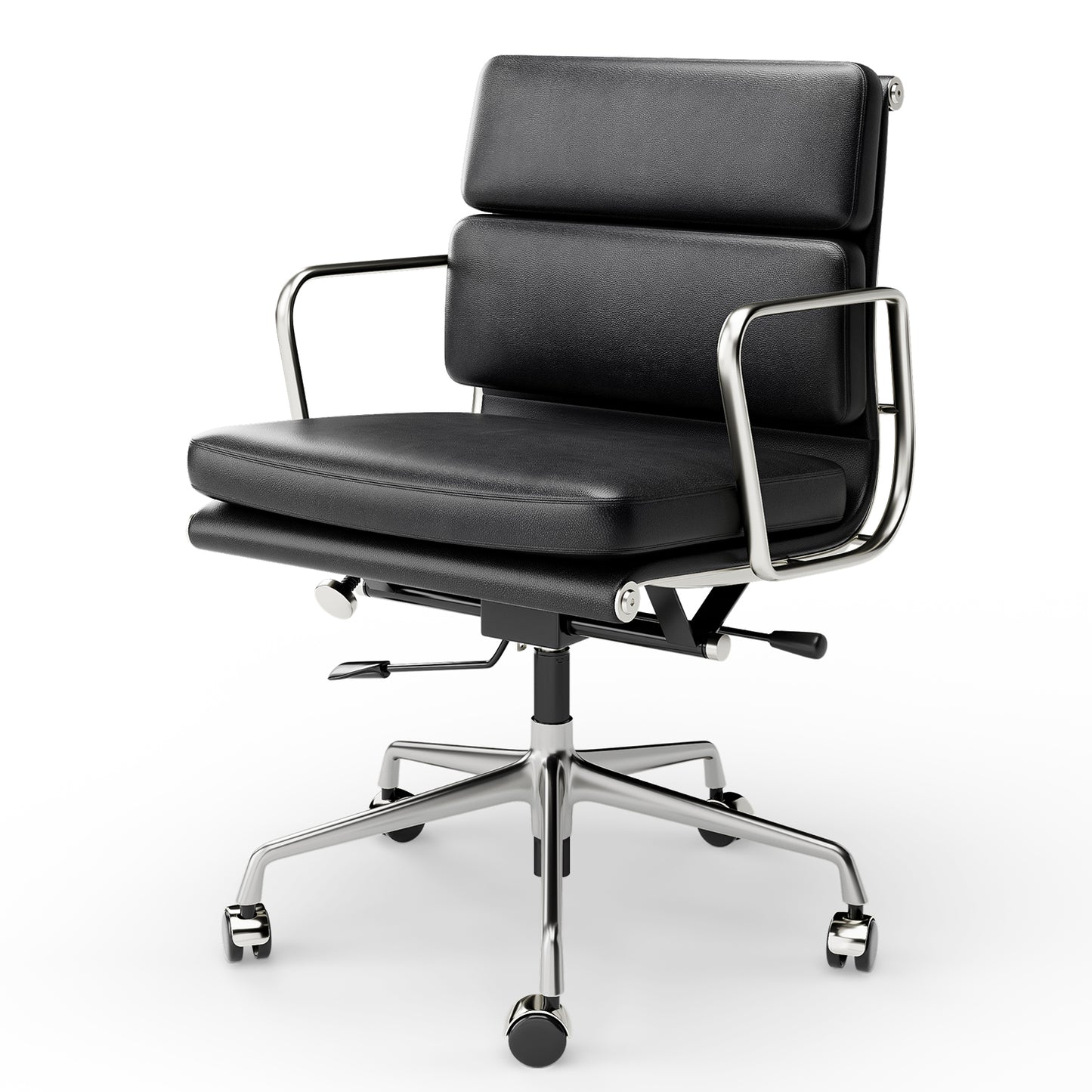 Eames Soft Pad Group Office Chair Replica - Genuine Leather | FHSLIFE