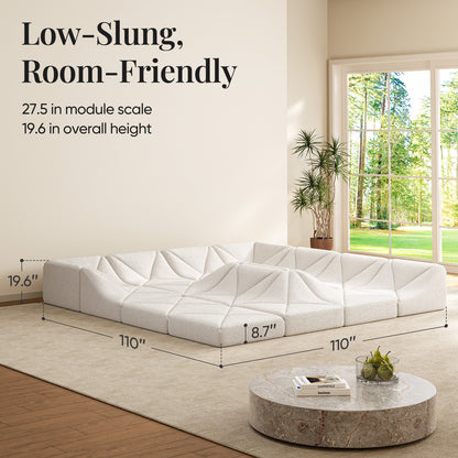 Dune Sofa – Modern Curved Lounge Sofa for Contemporary Living Spaces
