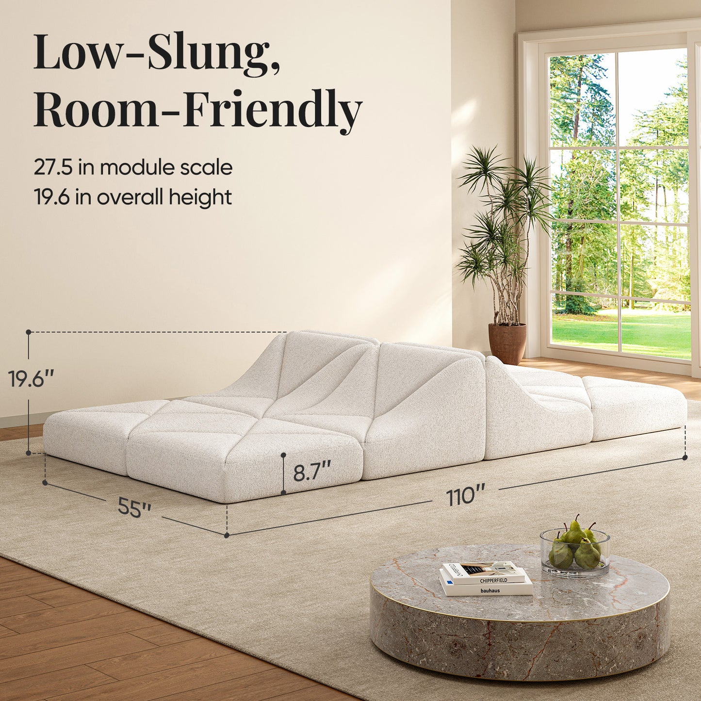 Dune Sofa – Modern Curved Lounge Sofa for Contemporary Living Spaces