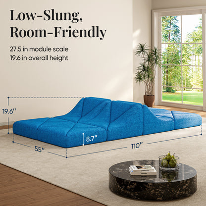 Dune Sofa – Modern Curved Lounge Sofa for Contemporary Living Spaces