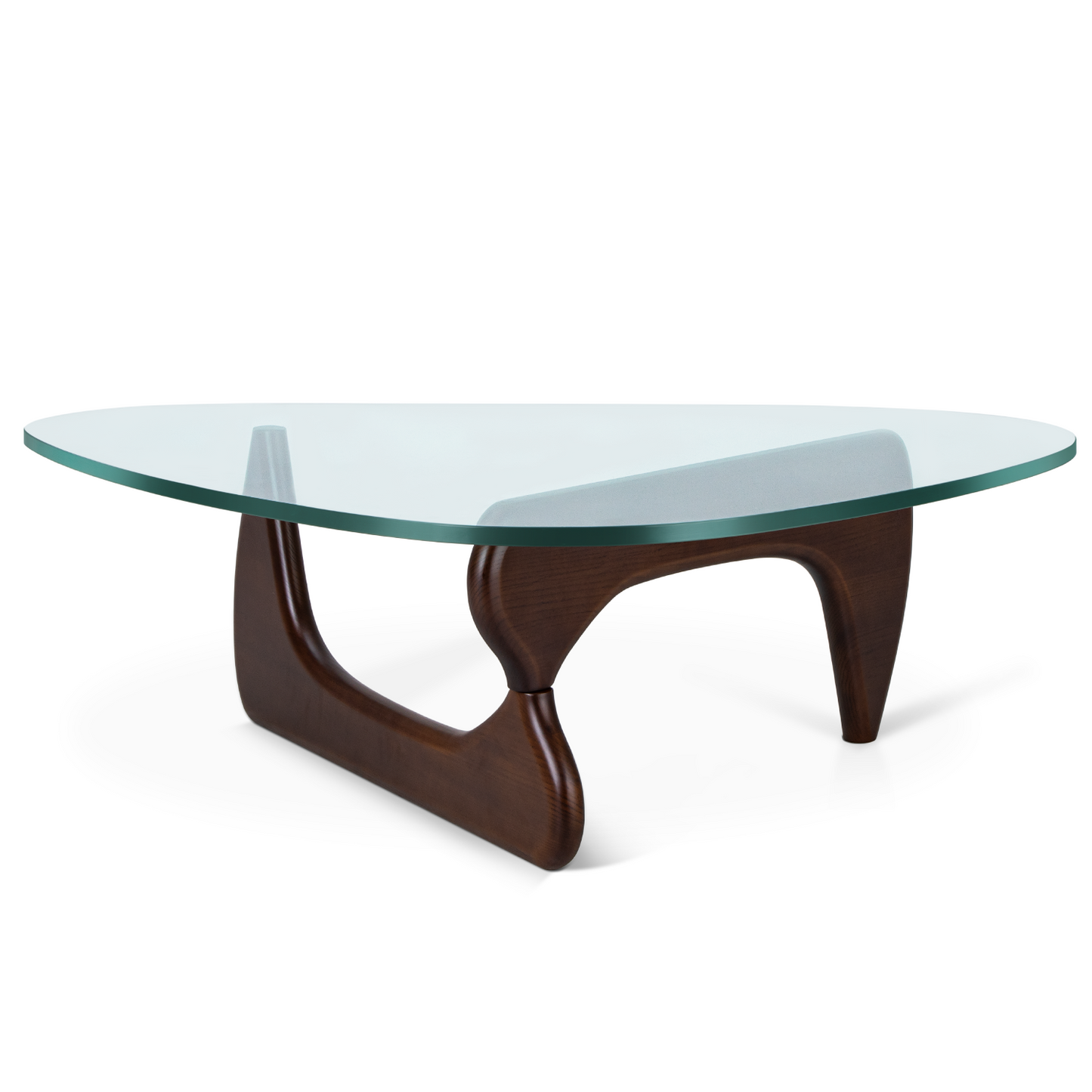 Coffee Triangle Glass Table Inspired by Noguchi |FHSLIFE