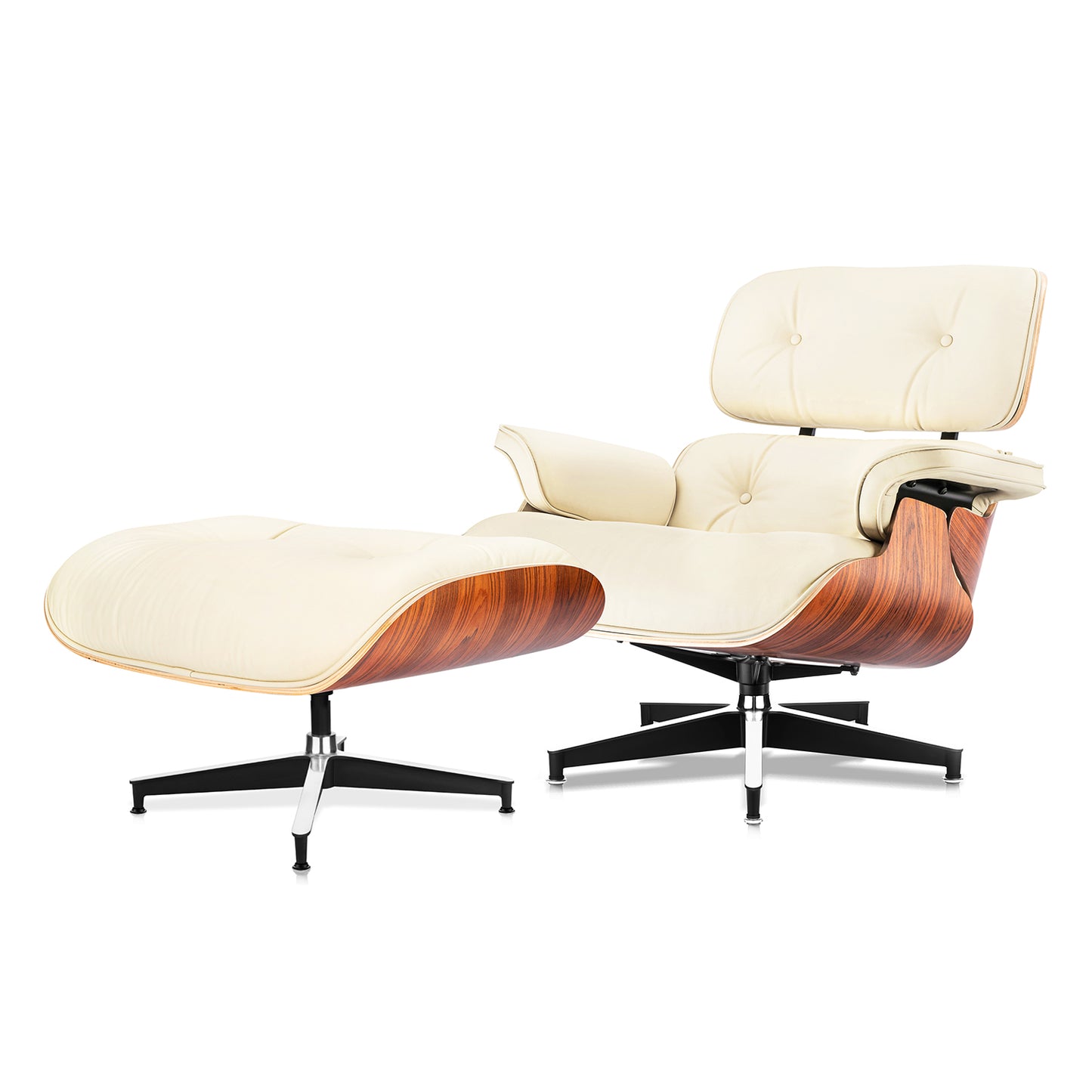 Top Grain Leather Eames Lounge Chair With Ottoman replica (Premier Tall Version) | FHSLIFE