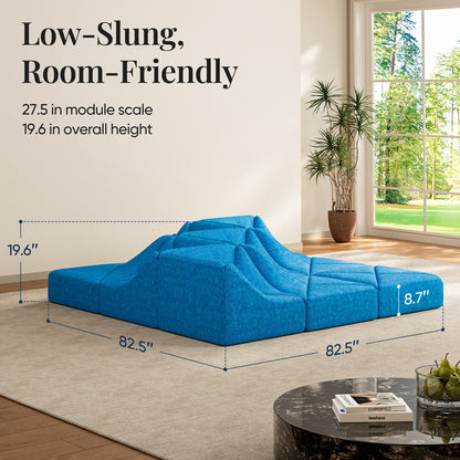 Dune Sofa – Modern Curved Lounge Sofa for Contemporary Living Spaces