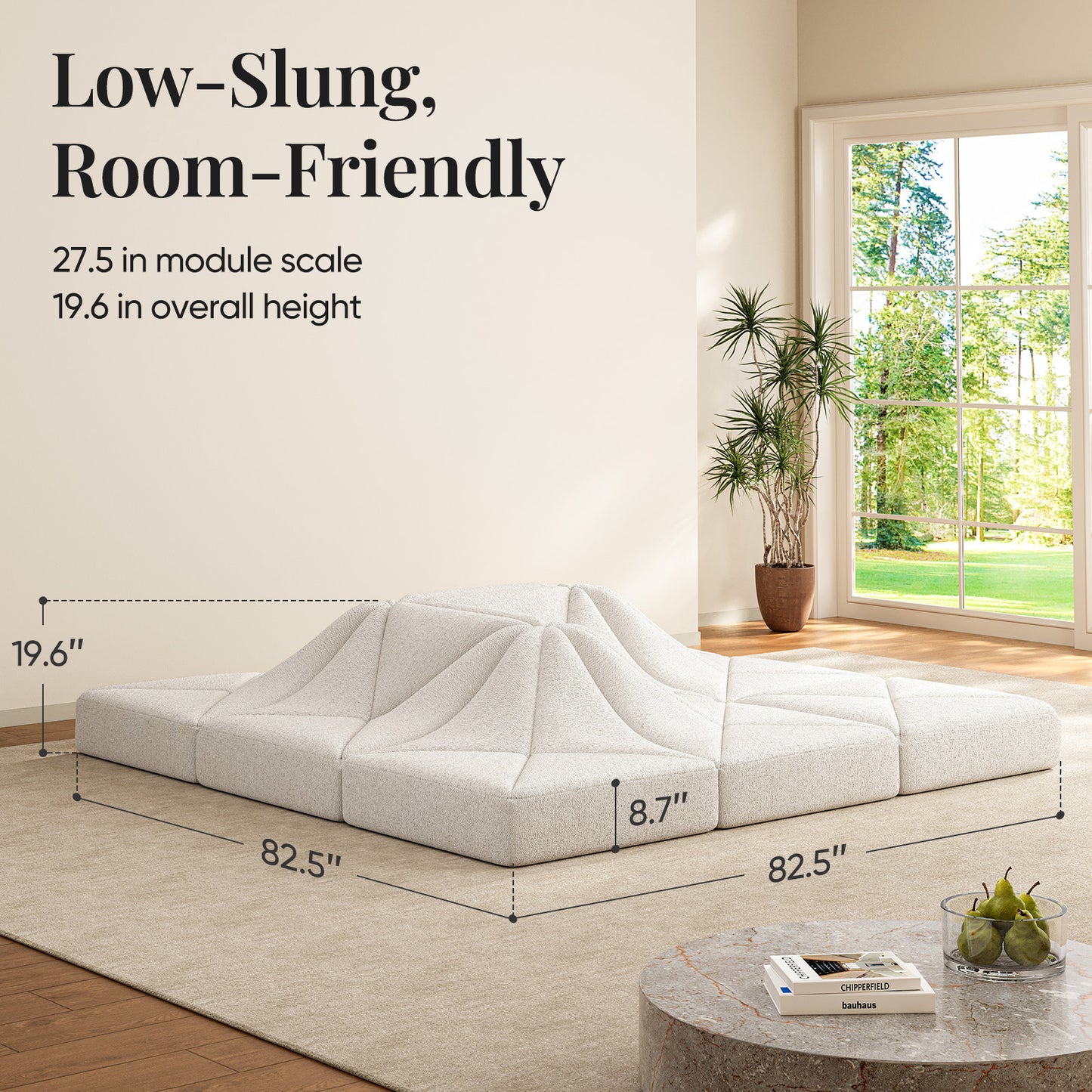 Dune Sofa – Modern Curved Lounge Sofa for Contemporary Living Spaces