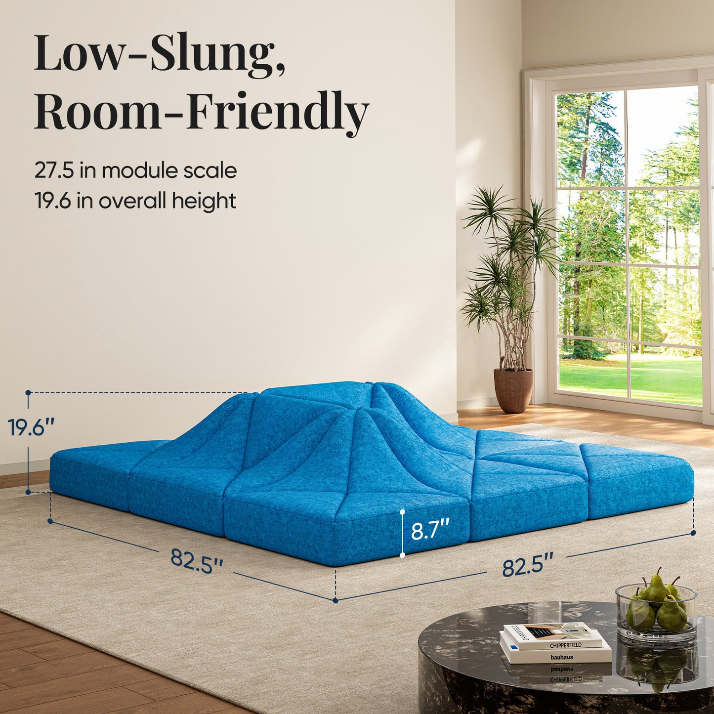 Dune Sofa – Modern Curved Lounge Sofa for Contemporary Living Spaces