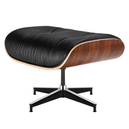 Replica Top Grain Leather Eames Lounge Chair With Ottoman (Premier Tall Version)