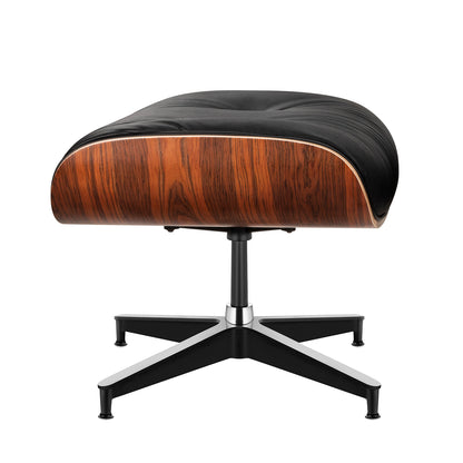 Replica Top Grain Leather Eames Lounge Chair With Ottoman (Premier Tall Version)
