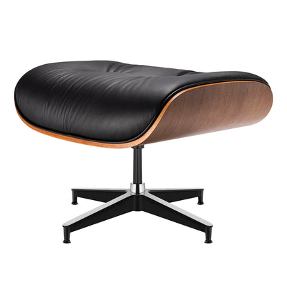 Replica Top Grain Leather Eames Lounge Chair With Ottoman (Premier Tall Version)