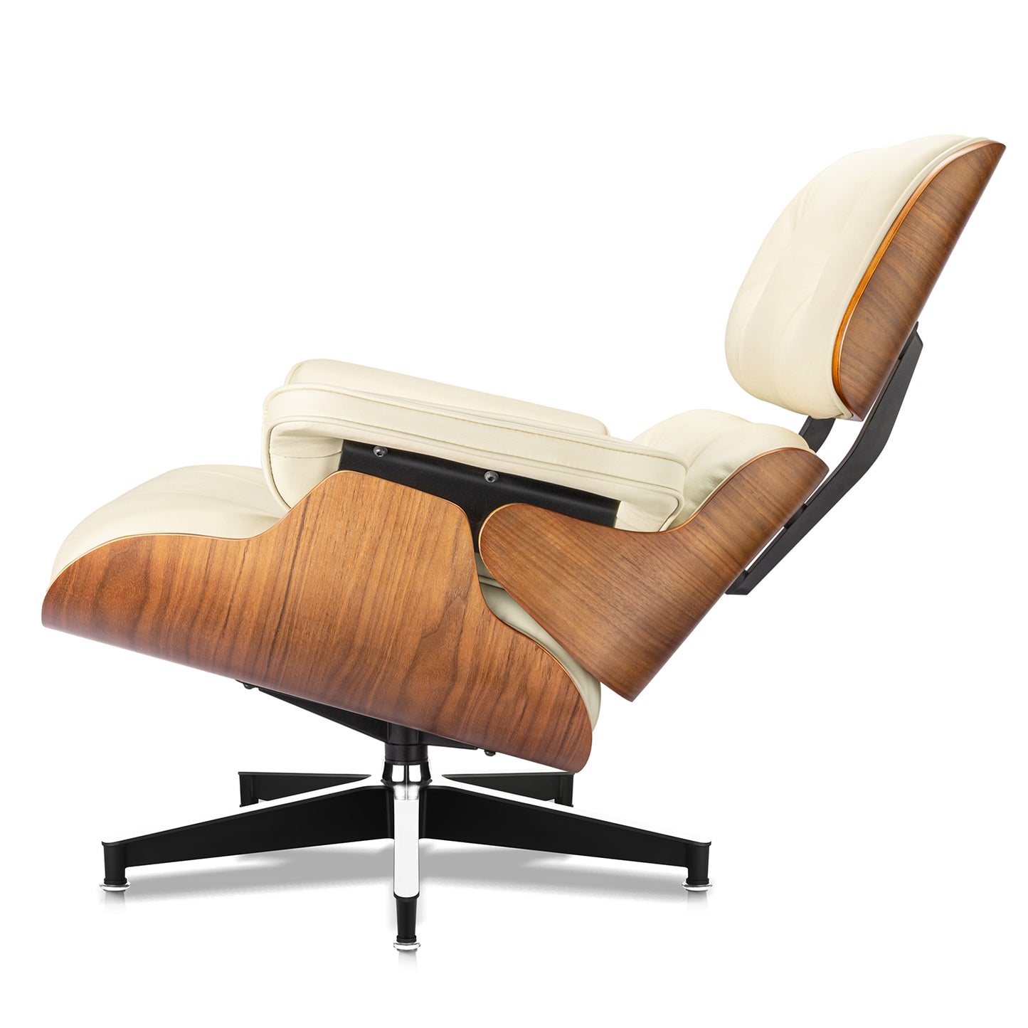 Top Grain Leather Eames Lounge Chair With Ottoman replica (Premier Tall Version) | FHSLIFE