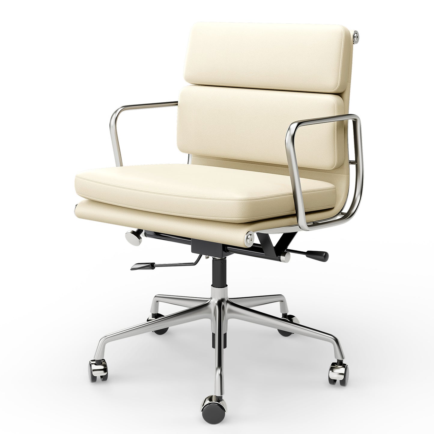 Eames Soft Pad Group Office Chair Replica - Genuine Leather | FHSLIFE