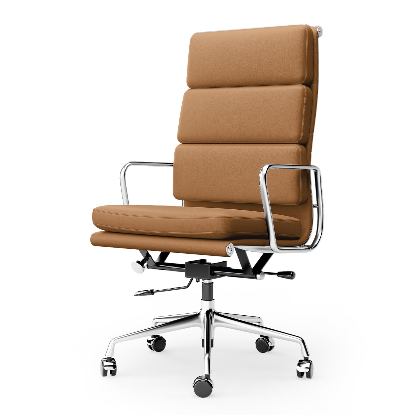Eames Soft Pad Group Office Chair Replica - Genuine Leather | FHSLIFE