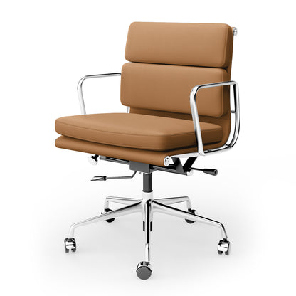 Eames Soft Pad Group Office Chair Replica - Genuine Leather | FHSLIFE