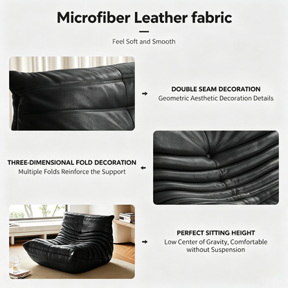 Ligne Roset Togo Sofa Replica – Multi-Seat Microfiber Leather Edition