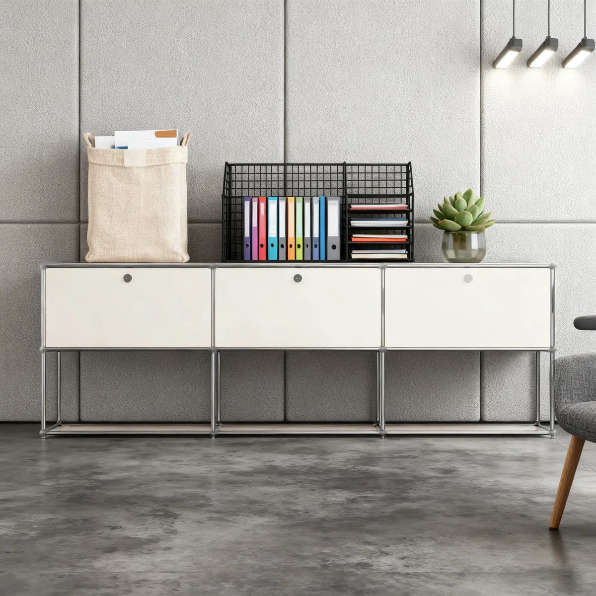 Replica USM Halle Modular Storage Cabinet Credenza F2 | FHSLIFE