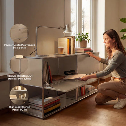 Replica USM Halle Modular Storage Cabinet Credenza F2 | FHSLIFE
