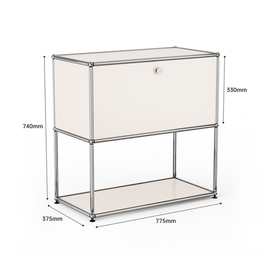 USM Haller P2 Bedside Table Storage Cabinet Replica
