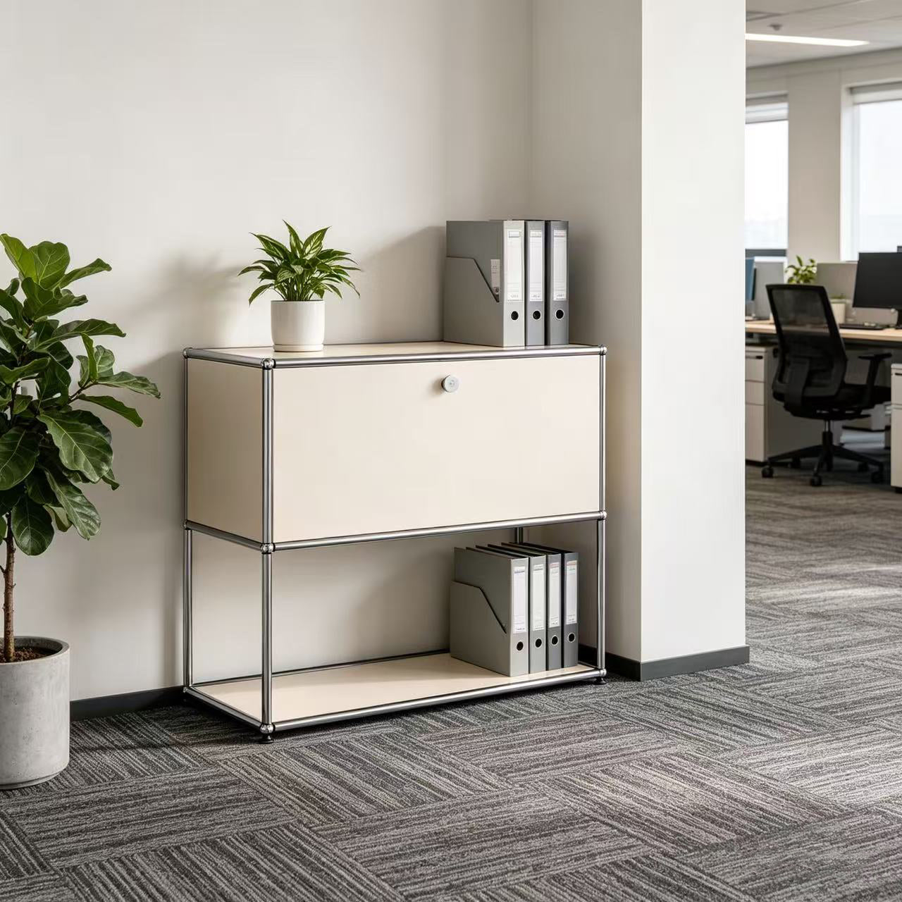 USM Haller P2 Bedside Table Storage Cabinet Replica