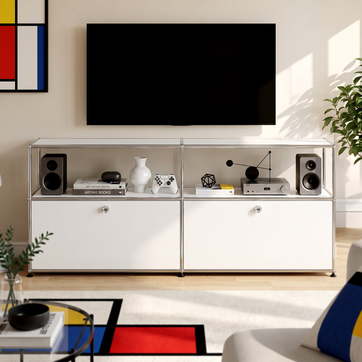 USM Haller Credenza C2A Replica & Dupe | Built-In Cable Management