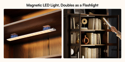 71'' Tall Full Wood Arched Storage Cabinet Adjustable Shelves Bookcase With LED Lights