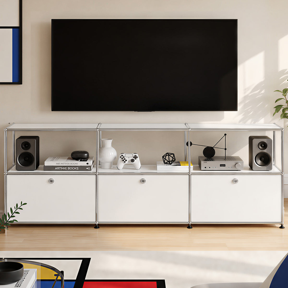 USM Haller Credenza C2A Replica & Dupe | Built-In Cable Management
