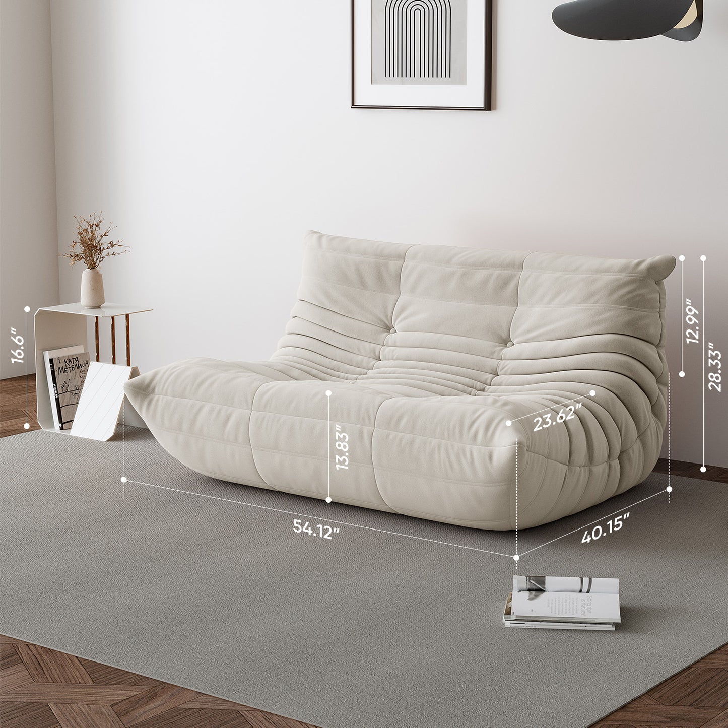 Ligne Roset Togo Sofa Replica – Multi-Seat Microfiber Leather Edition