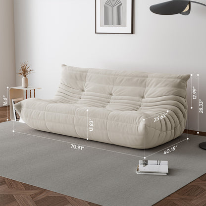 Ligne Roset Togo Sofa Replica – Multi-Seat Microfiber Leather Edition