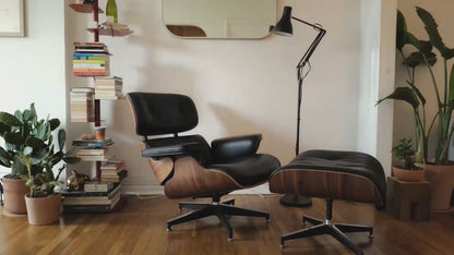 Top Grain Leather Eames Lounge Chair With Ottoman replica (Premier Tall Version 2026)