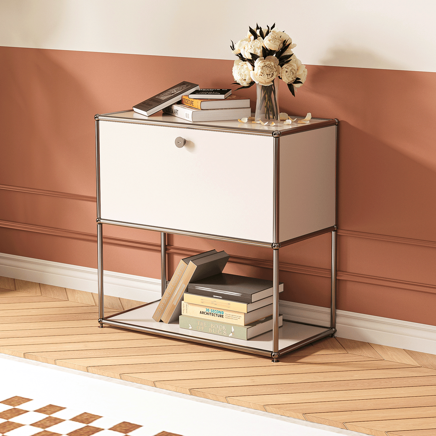 USM Haller P2 Bedside Table Storage Cabinet Replica