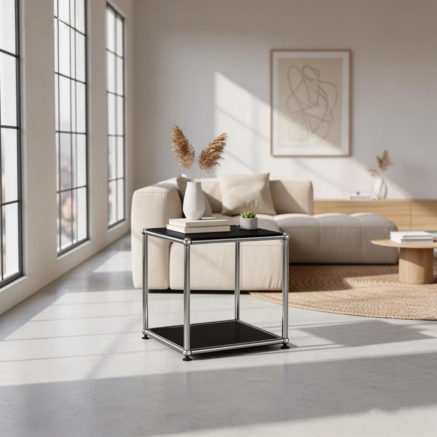 USM Haller Side Table M21 Storage Cabinet Replica